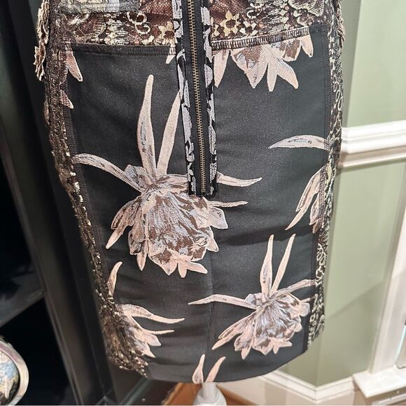 Anthropologies Byron Lars “Beguile” Tapestry Cocktail Dress – Size 4 - Picture 5 of 16